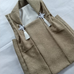 新品3歳女の子正絹総絞り手縫いの被布(中綿なし） 3歳用正絹総絞り手縫いの被布（中綿なし）
