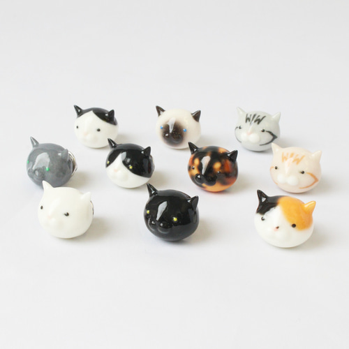 ぷちにゃん ピンバッジ ピンバッチ yuhobica 通販 17381506｜Creema