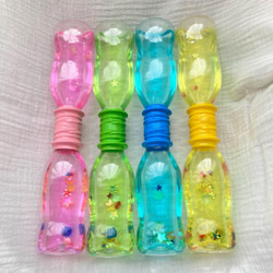 4本セット　いろみずボトル　センサリーボトル　知育玩具　知育　モンテッソーリ 4枚目の画像