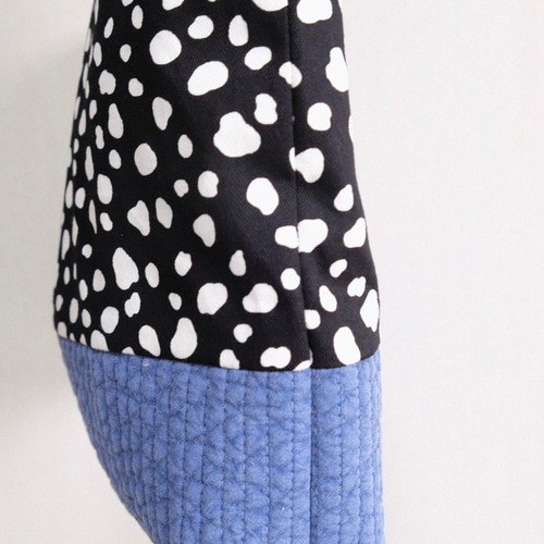 ☆送料無料☆ダルメシアン柄×デニムカラーのヌビ生地がおしゃれな