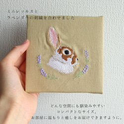 ミニレッキスの刺繍ファブリックネル 3枚目の画像