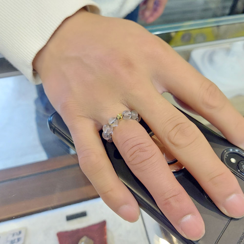 経営のお守りに】プラチナルチル K18トライアングルカット ナツメ 