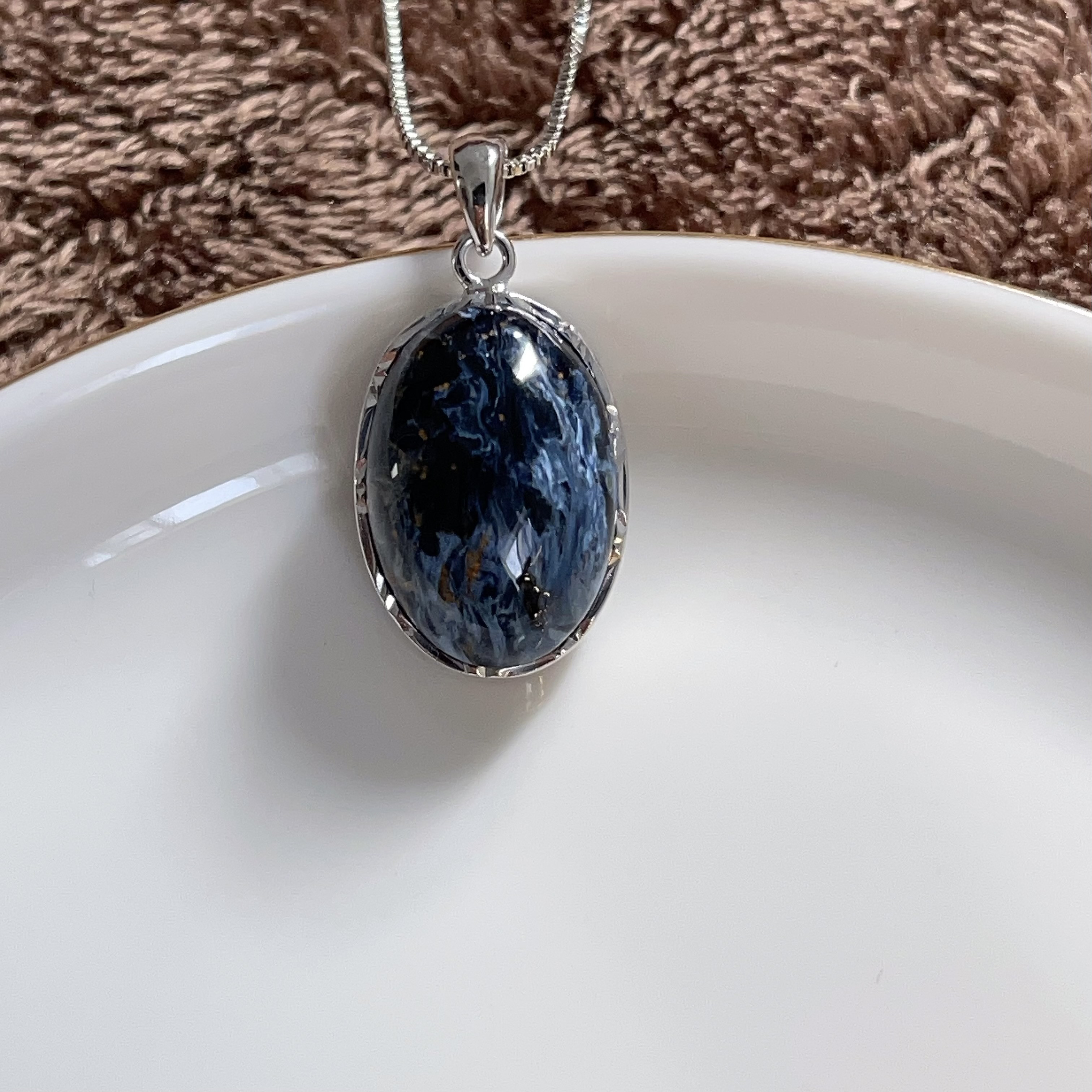 天然無処理　ピーターサイト　ペンダント No150