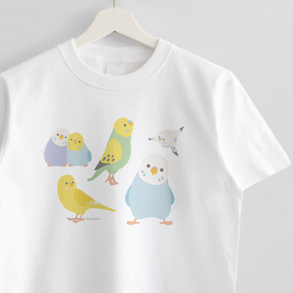 Tシャツ（Simple / セキセイインコ） 1枚目の画像