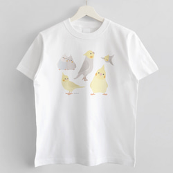 Tシャツ（Simple / オカメインコ） 2枚目の画像