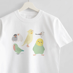 Tシャツ（Simple / いろいろな鳥さん） 1枚目の画像