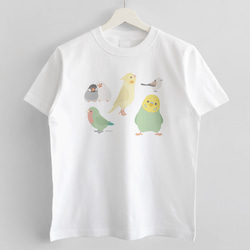 Tシャツ（Simple / いろいろな鳥さん） 2枚目の画像