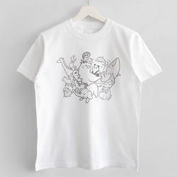 Tシャツ（ANIMAL STORY / オカメインコ） 2枚目の画像