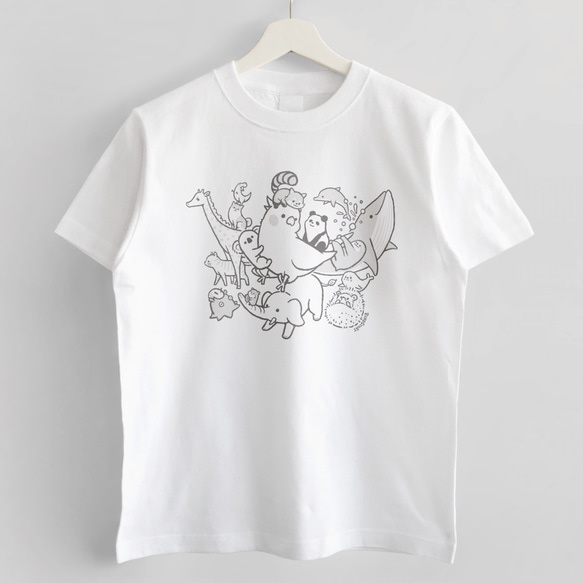 Tシャツ（ANIMAL STORY / オカメインコ） 2枚目の画像