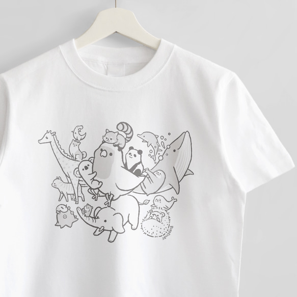 Tシャツ（ANIMAL STORY / コザクラインコ） 1枚目の画像