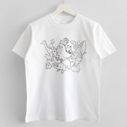 Tシャツ（ANIMAL STORY / コザクラインコ） 2枚目の画像
