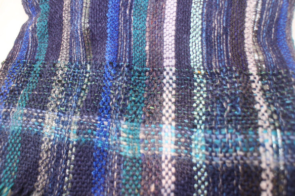 強撚糸織シリーズ　ネイビーブルー 5枚目の画像