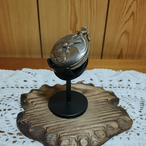 懐中時計スタンド オールブラック懐中時計ディスプレイスタンド