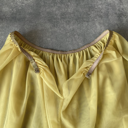 バレエ スカート 衣装に憧れて ちょっぴり衣装気分 華やかレッスンウェア（カラー／濃いめレモン） 10枚目の画像