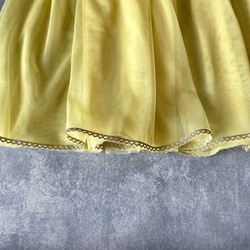 バレエ スカート 衣装に憧れて ちょっぴり衣装気分 華やかレッスンウェア（カラー／濃いめレモン） 9枚目の画像