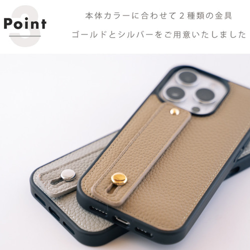 スマホカバー♡ ハードケース　レザー シュリンクレザーカードポケット付きハードケース
