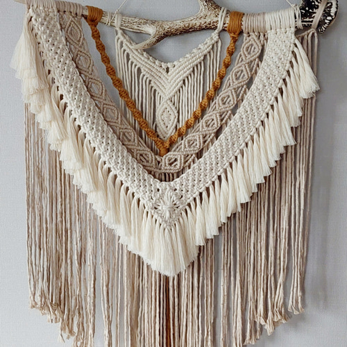 鹿の角タペストリー Big Tapestry 送料込み タペストリー・壁掛け Sae