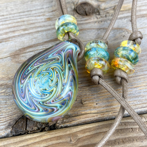 wig-wag Pendant ボロシリケイトガラス ペンダント WITF31