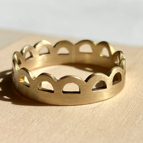 真鍮 レースring 指輪・リング Rihinje 通販 17382995｜Creema