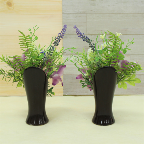 お供え花「クレマチス・パープル」アレンジ アートフラワー アート  