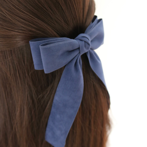 フェイクスエードの足つきリボン その他ヘアアクセサリー Uzuki 通販