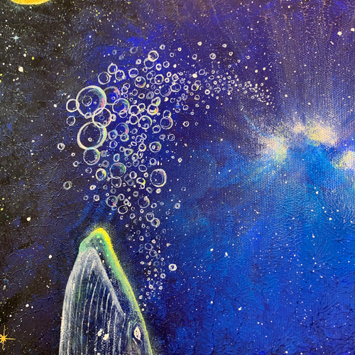 深海なのか 宇宙なのか」 絵画 Ten.UchuArt 通販 17383322｜Creema
