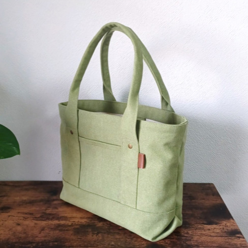 ☆帆布×デニム☆トートバッグ❥ハンドメイド❥ トートバッグ N