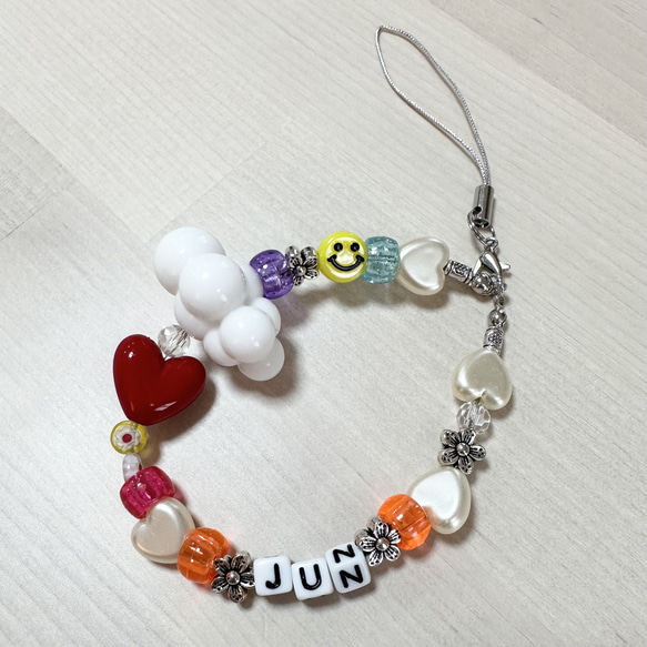 SEVENTEEN ジュン ビーズストラップ キーホルダー 携帯ストラップ たろ 