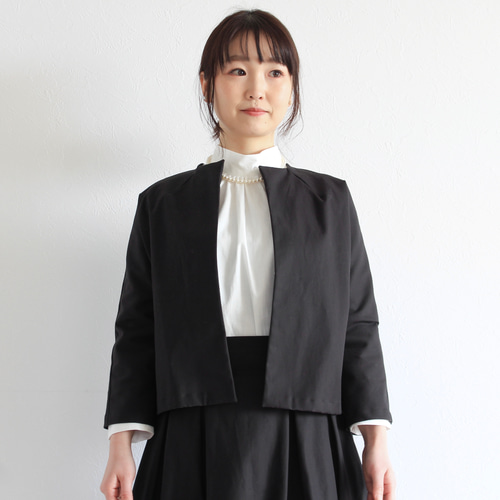 ジャケット＆スカート セットアップ ブラック セットアップ