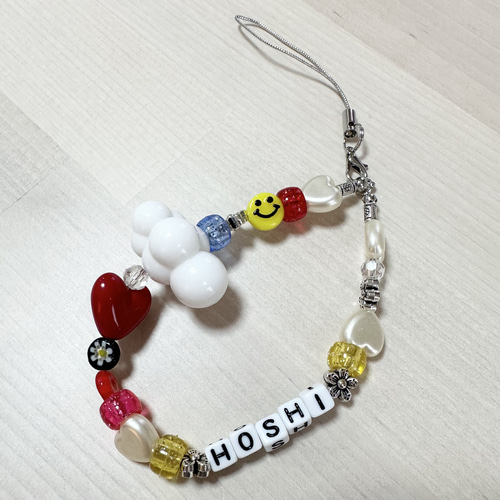 SEVENTEEN ホシ ビーズストラップ キーホルダー 携帯ストラップ たろ