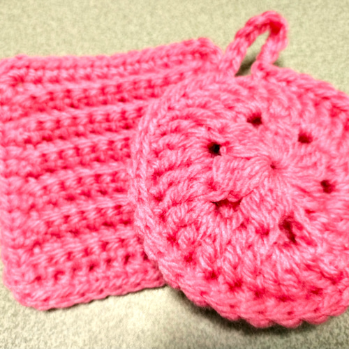 色おまかせ：2種2枚セット】丸い二重＆四角いポコポコのアクリル