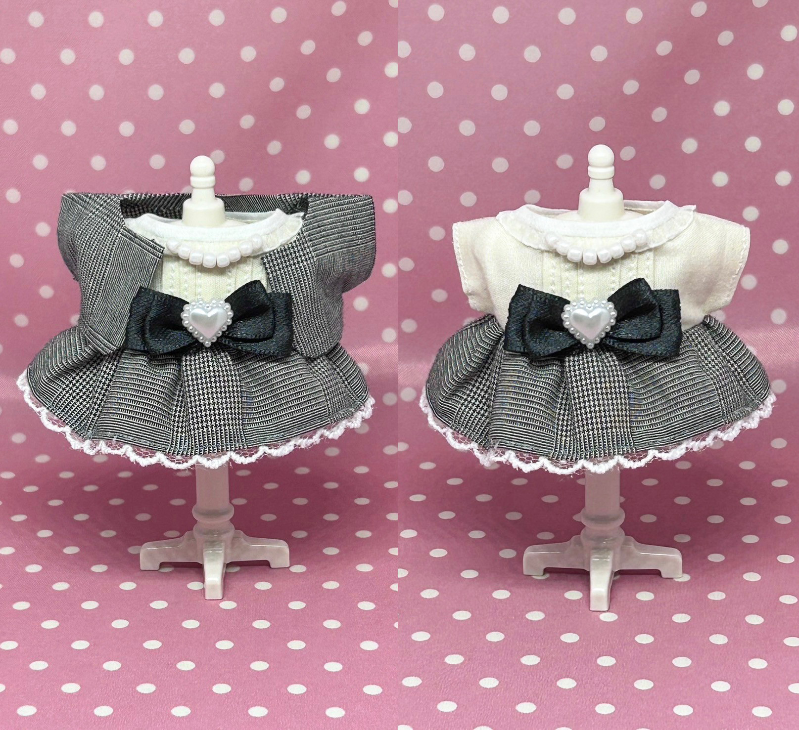 ぬい服 バレエコアのワンピース ぬい服 10cm 悪魔なワンピセット ドレス ワンピース — Etamo