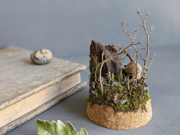 小さなきのこ ガラス細工 ミニチュア 小さなきのこ ガラス細工