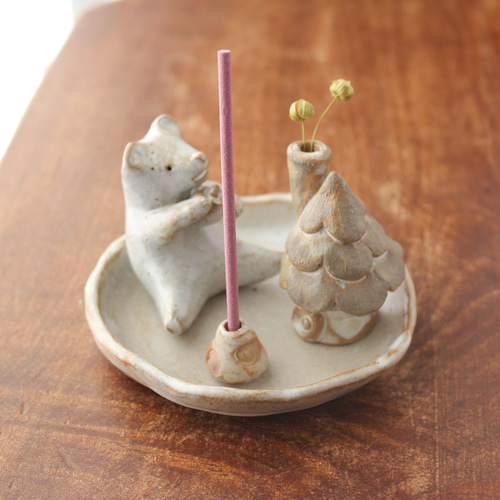 お香立て クマ その他インテリア雑貨 星桐子 通販 17384054｜Creema
