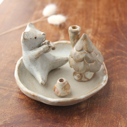 お香立て クマ その他インテリア雑貨 星桐子 通販 17384054｜Creema