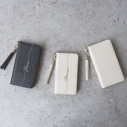 免費列印適用於 iPhone 17、16e、15、SE3 等所有型號的手機殼，錢包式設計，Xperia Galaxy，黑白圖案 第9張的照片