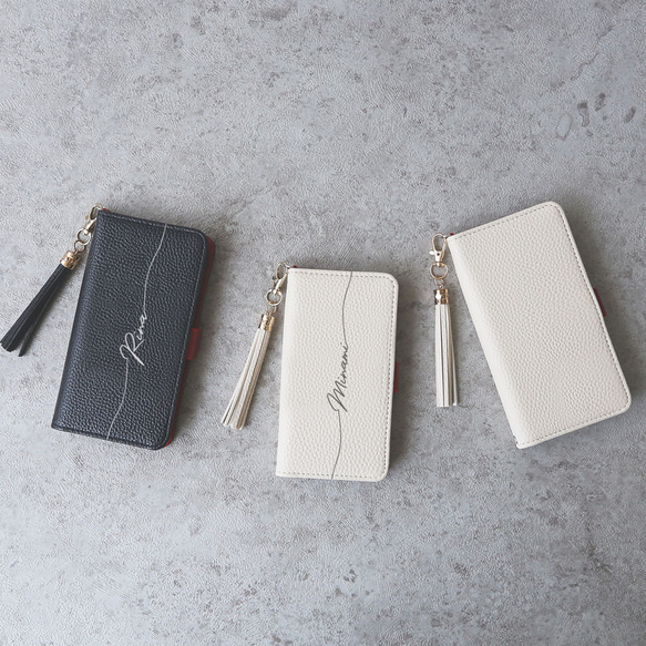 免費列印適用於 iPhone 17、16e、15、SE3 等所有型號的手機殼，錢包式設計，Xperia Galaxy，黑白圖案 第9張的照片