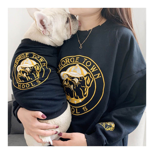 犬服 ペット スウェット レディース パーカー 長袖 防寒 お散歩 お揃い