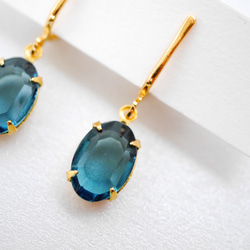 ヴィンテージビジューのイヤリング　Montana 12-8 2枚目の画像