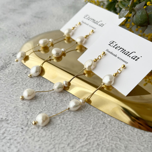 ハンドメイド ピアス/イヤリング No.289 No 289 ハンドメイド ビーズ