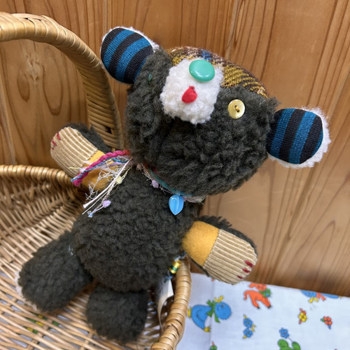 てのりくま フラッペくん マキアートくん ぬいぐるみ セット チェック キャップ てのりくま フラッペくん マキアートくん ぬいぐるみ セット