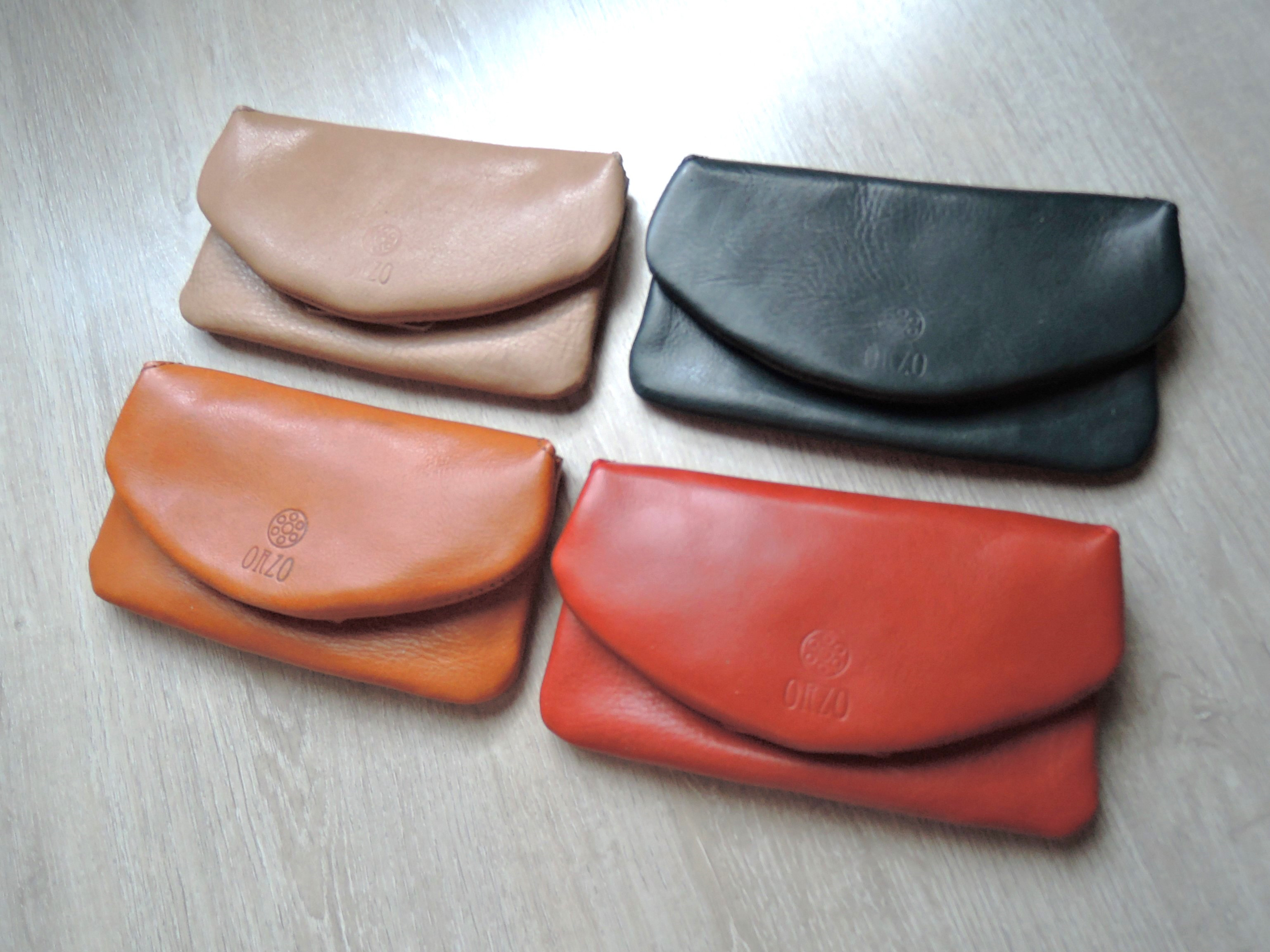 ぷっくりシルエットが可愛い！小さめバッグにも収納できるコンパクトレザー長財布  4色 【OR3012】