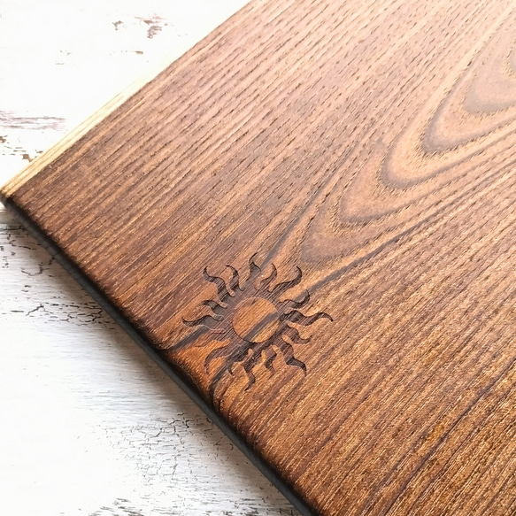 木製  カッティングボード　まな板  ✩カフェトレーにも✩ 3枚目の画像
