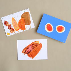 選べる3枚セット☆食べものポストカード 2枚目の画像
