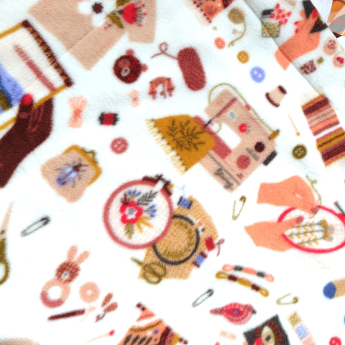 鮮やか春色コットンパッチワークブランケット、ひざ掛け その他