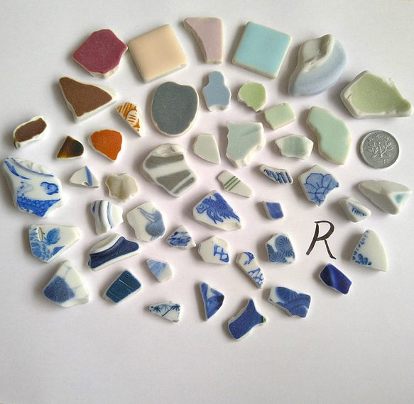 シー陶器Ｒ　静岡海散歩　アクセサリーパーツ、クラフト素材に 6枚目の画像