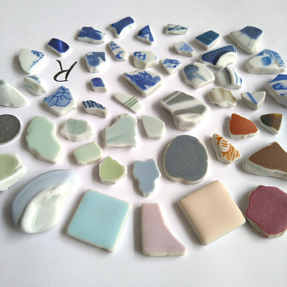 シー陶器Ｒ　静岡海散歩　アクセサリーパーツ、クラフト素材に 5枚目の画像