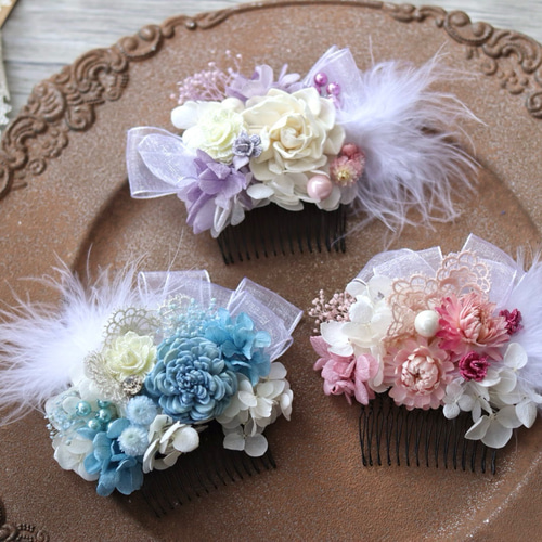 髪飾り フルオーダーページ プリザーブド 卒業 入学 入園 ウエディング