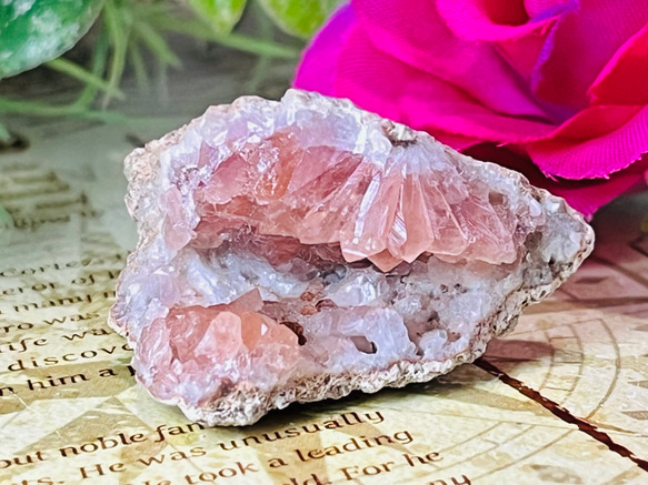 希少】 ピンクアメジスト✨ クラスター ラフストーン 原石 ジオード