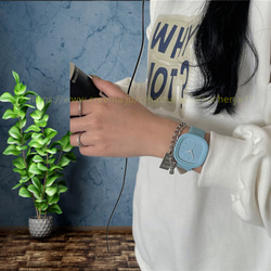 ファッション ベルト ワールド アクセサリー ジュエリー 腕時計 通勤 通学 カップル時計 学生腕時計 伸縮式 11枚目の画像